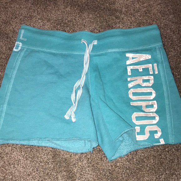 blue aeropostale cutoff shorts - Picture 1 of 2